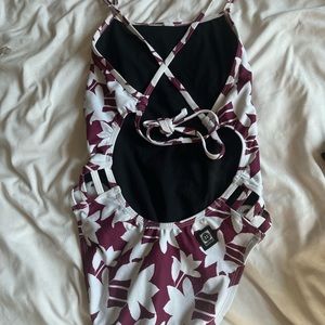 Jolyn Gavin One Piece Swim Suit with Cut outs